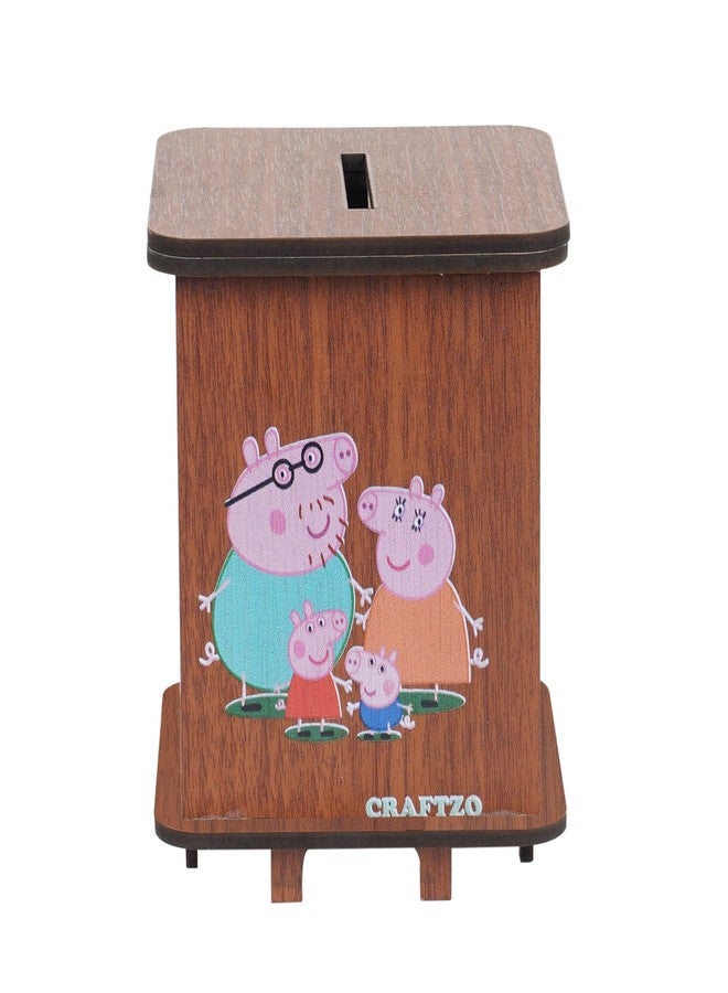 Craftzo Premium Wooden Money Bank | Coin Bank | Money Box - Gift Items for Kids - Image 1